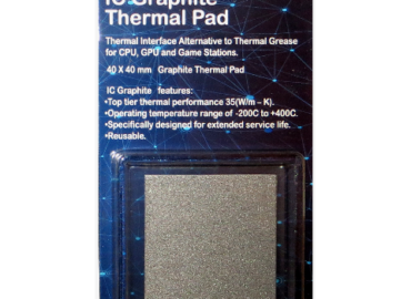 IC Graphite 40x40 thermal pad in packaging